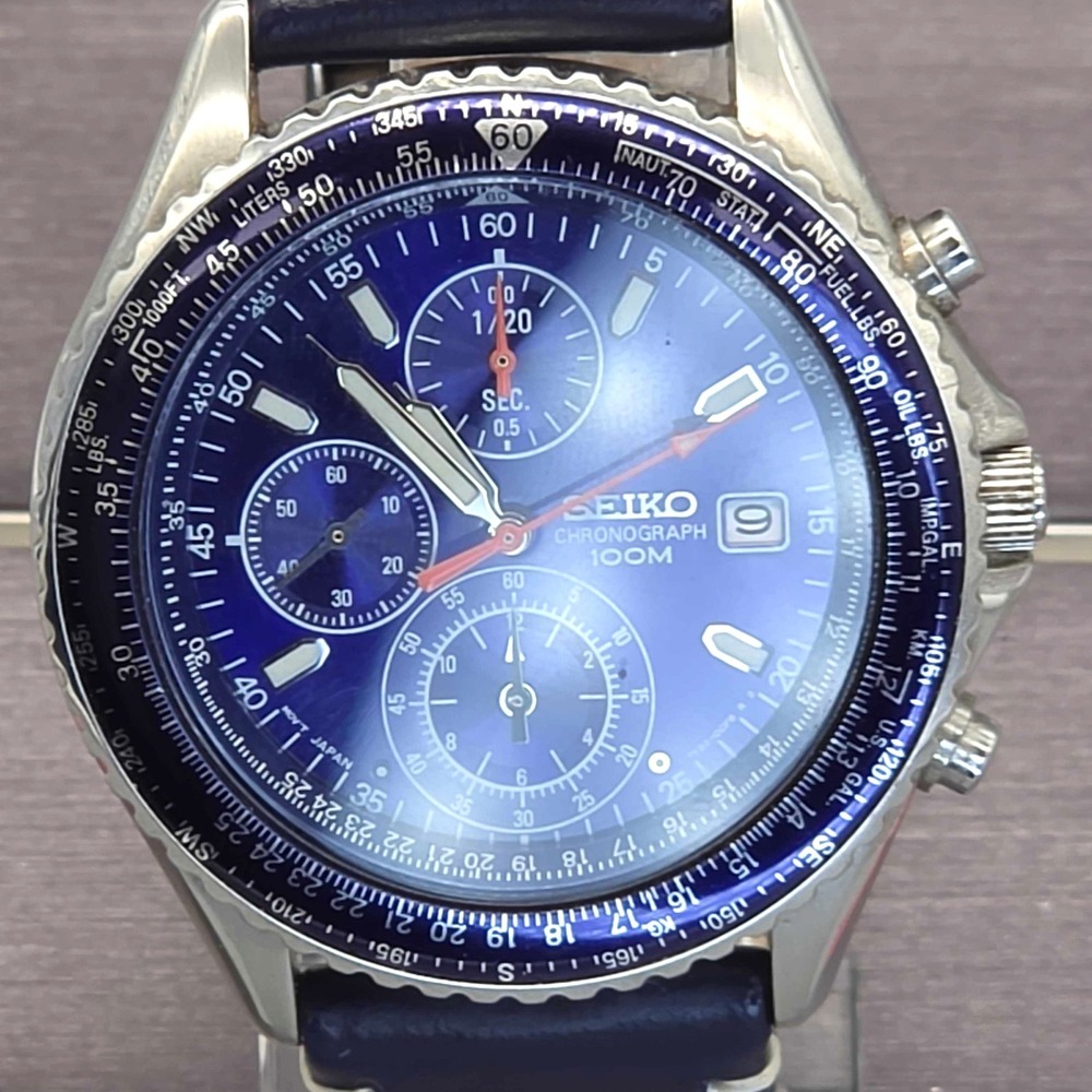 Seiko 7T92-0CF0 w/ Barton Band Stainless Steel Watch - 40MM (GNP0174406)